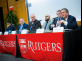 Panelists Imam Khalid Latif, Kenneth Cop, Darren Baxley, Adnan Zulfiqar, and John Hoffman